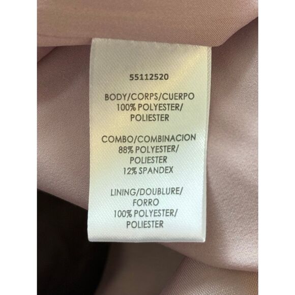 Kay Unger Womens Vivienne Strapless Walk Thru Gown Woodrose Navy Size 12 - Picture 11 of 11